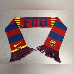 Nike FC Barcelona Knit Fringe Scarf Blaugrana FCB Soccer Football